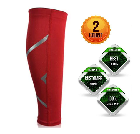 1kday - Calf Compression Sleeves (Pair), For Men and Women, Helps Improve Blood Circulation And Muscle Endurance In Sports