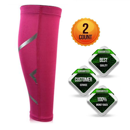 1kday - Calf Compression Sleeves (Pair), For Men and Women, Helps Improve Blood Circulation And Muscle Endurance In Sports