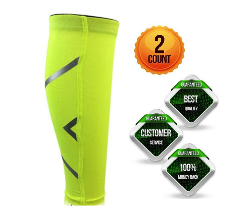 1kday - Calf Compression Sleeves (Pair), For Men and Women, Helps Improve Blood Circulation And Muscle Endurance In Sports