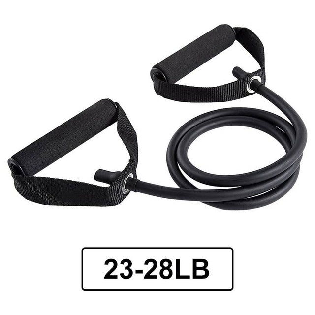 120cm Yoga Pull Rope Elastic Resistance Bands Fitness Crossfit Workout Exercise - GYM Life Style