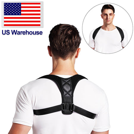 1kday - Adjustable Brace Support Posture Corrector Clavicle Spine Back Shoulder Lumbar Posture Correction