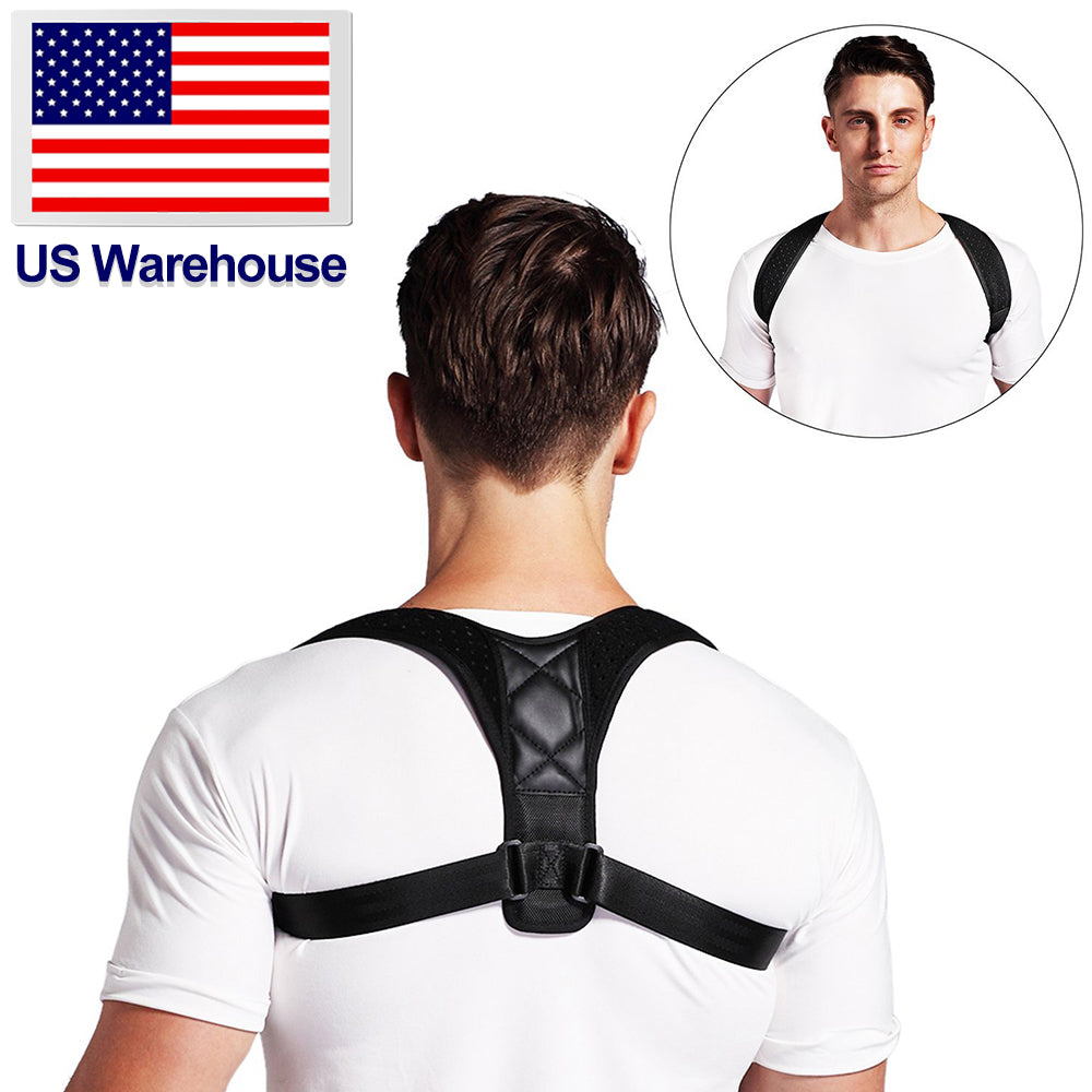 1kday - Adjustable Brace Support Posture Corrector Clavicle Spine Back Shoulder Lumbar Posture Correction