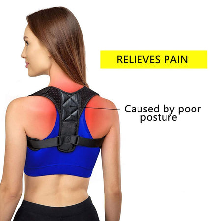 1kday - Adjustable Brace Support Posture Corrector Clavicle Spine Back Shoulder Lumbar Posture Correction