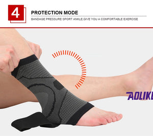 1kday - Ankle Brace with Compression Straps, Helps with Plantar Fasciitis and Sprains (Pair)