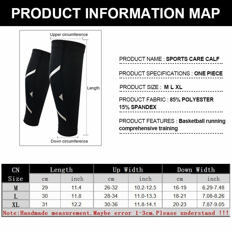 1kday - Calf Compression Sleeves (Pair), For Men and Women, Helps Improve Blood Circulation And Muscle Endurance In Sports