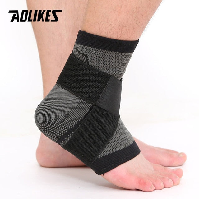 1kday - Ankle Brace with Compression Straps, Helps with Plantar Fasciitis and Sprains (Pair)